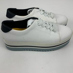 Zara Woman white platform sneaker